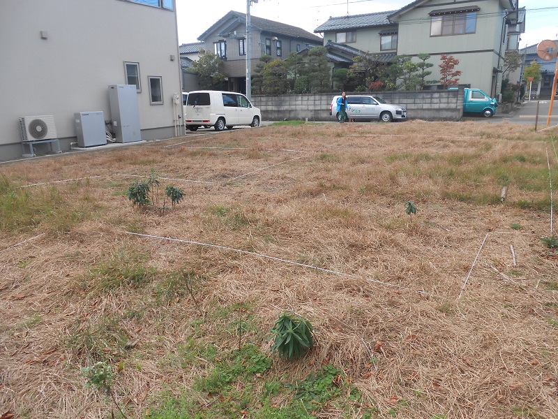 着工前敷地調査