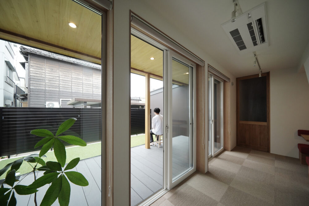 【戸建リノベーション完成見学会】減築の庭｜長岡市船江町