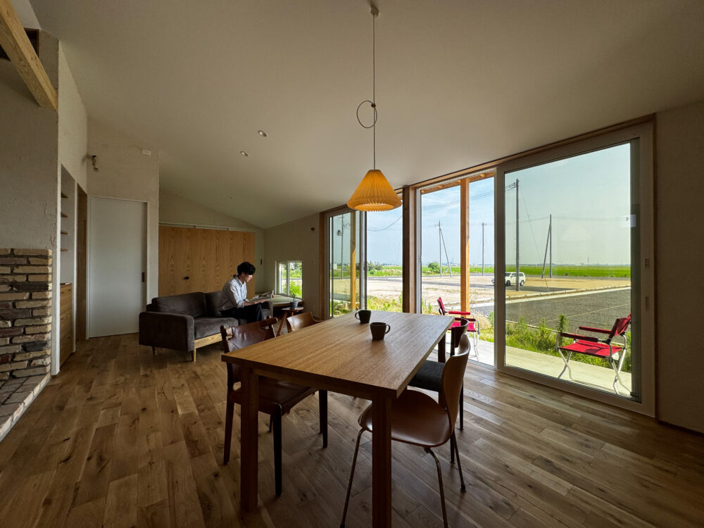 薪ストーブと暮らす平屋の家