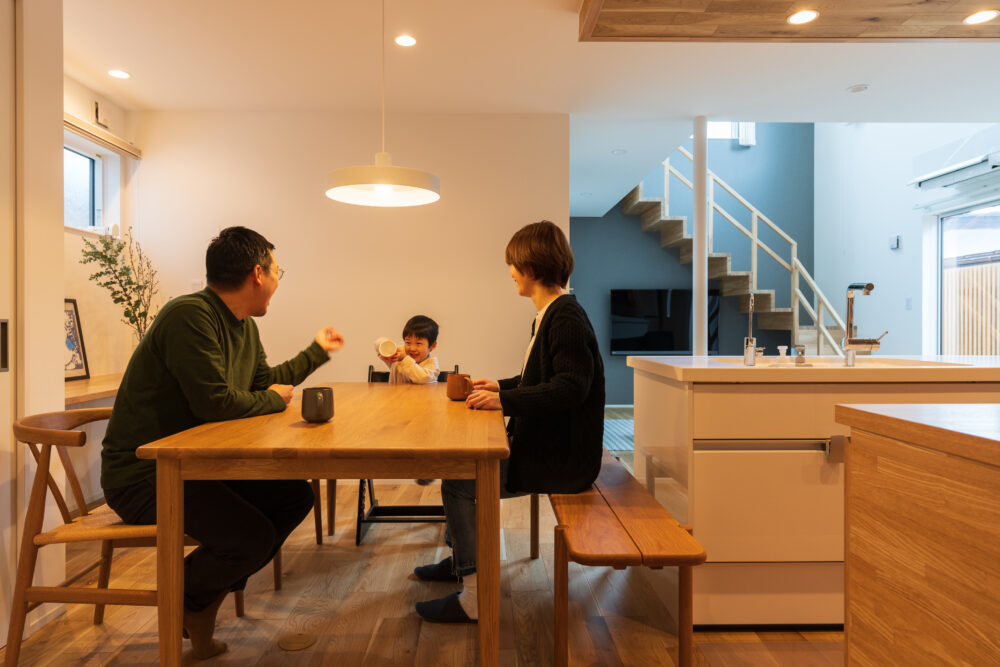 笑顔を見渡す家