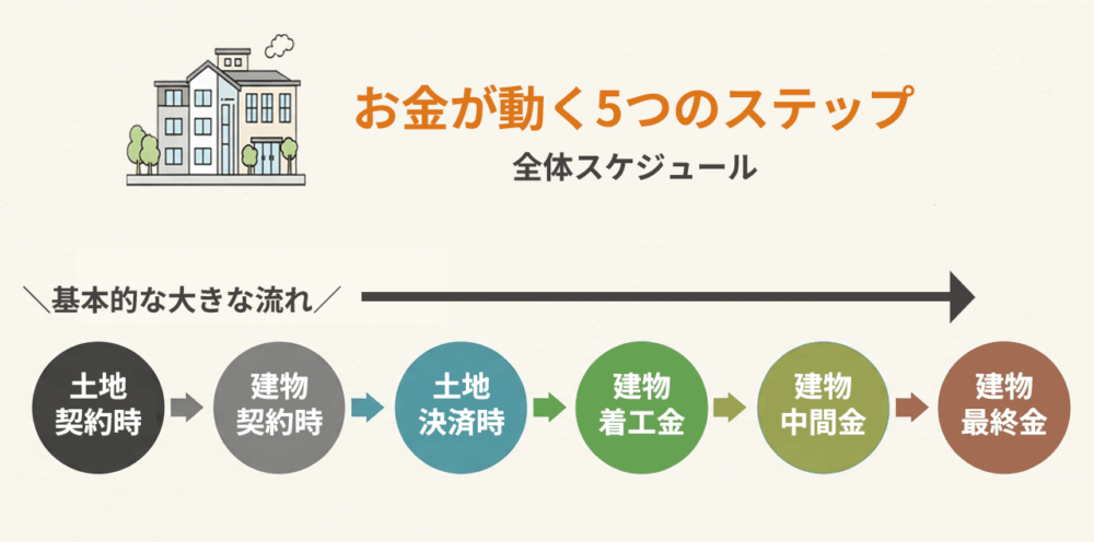 「いつ・いくら必要？」家づくりのお金の流れを知ろう